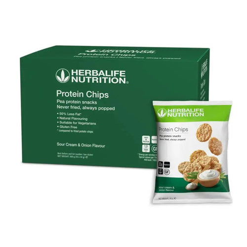 Protein Chips - Sour Cream and Onion (10 Pack) - Herbalife Shop Online - South Africa